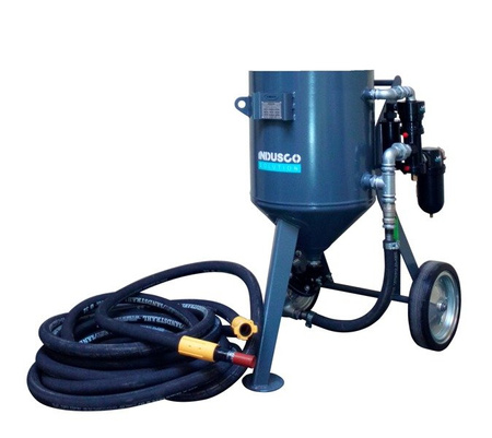 BASIC remote controlled sand blasting package 100L