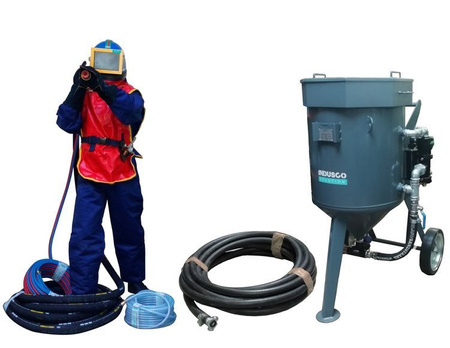 COMPLETE remote controlled sand blasting package 150L